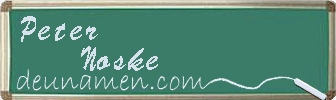 Peter Noske Visitenkarte